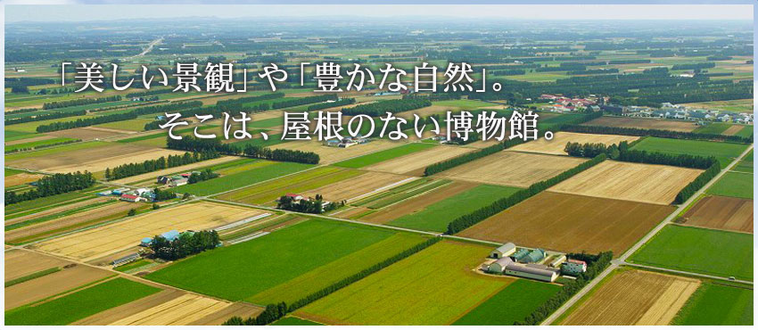 「美しい景観」や「豊かな自然」。そこは、屋根のない博物館。